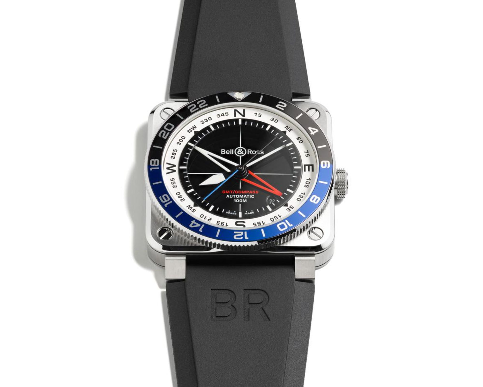 Bell & Ross BR-03 GMT Compass: Aviation-Inspired Square GMT with Real-World Utility