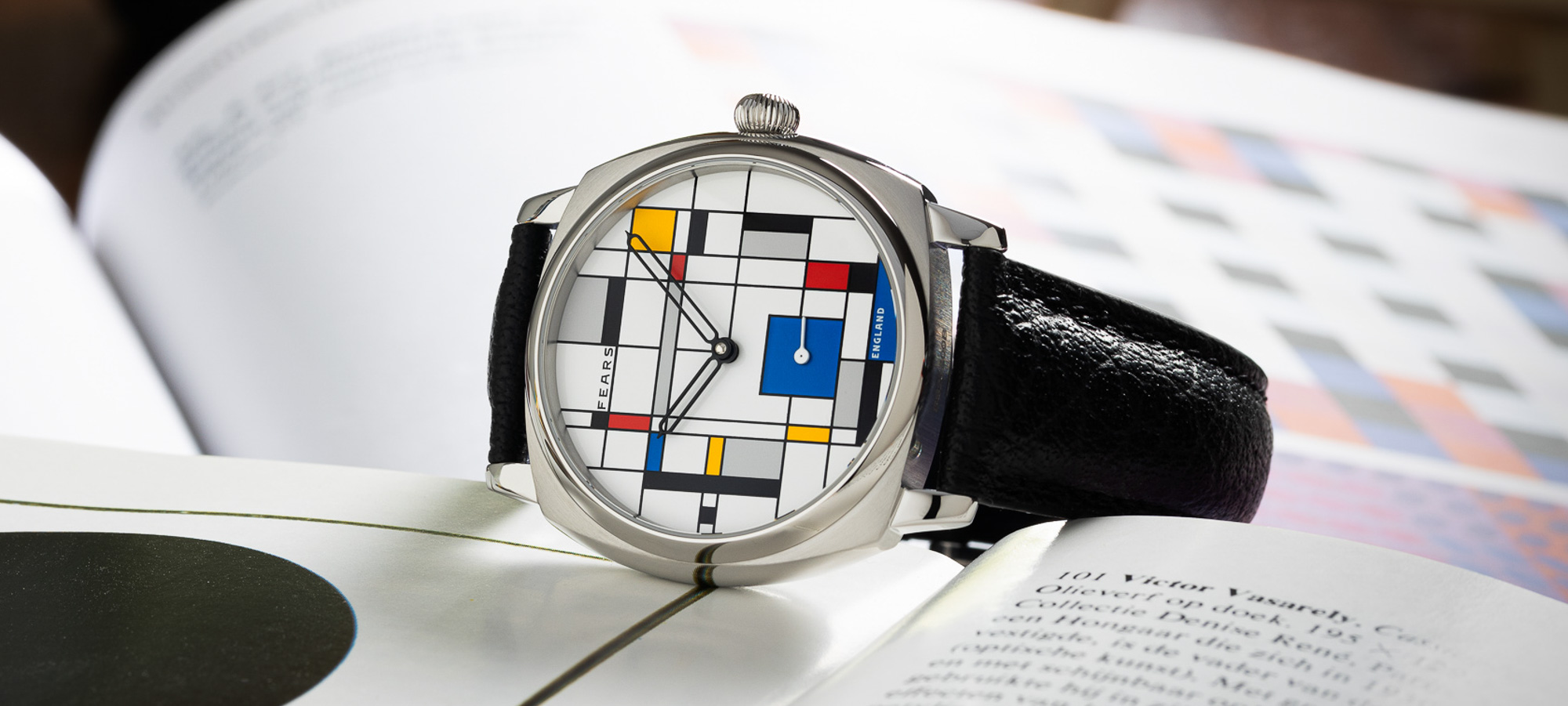 Ace Jewelers x Fears Brunswick 38 De Stijl: De Stijl Art and Independent Watchmaking Combined