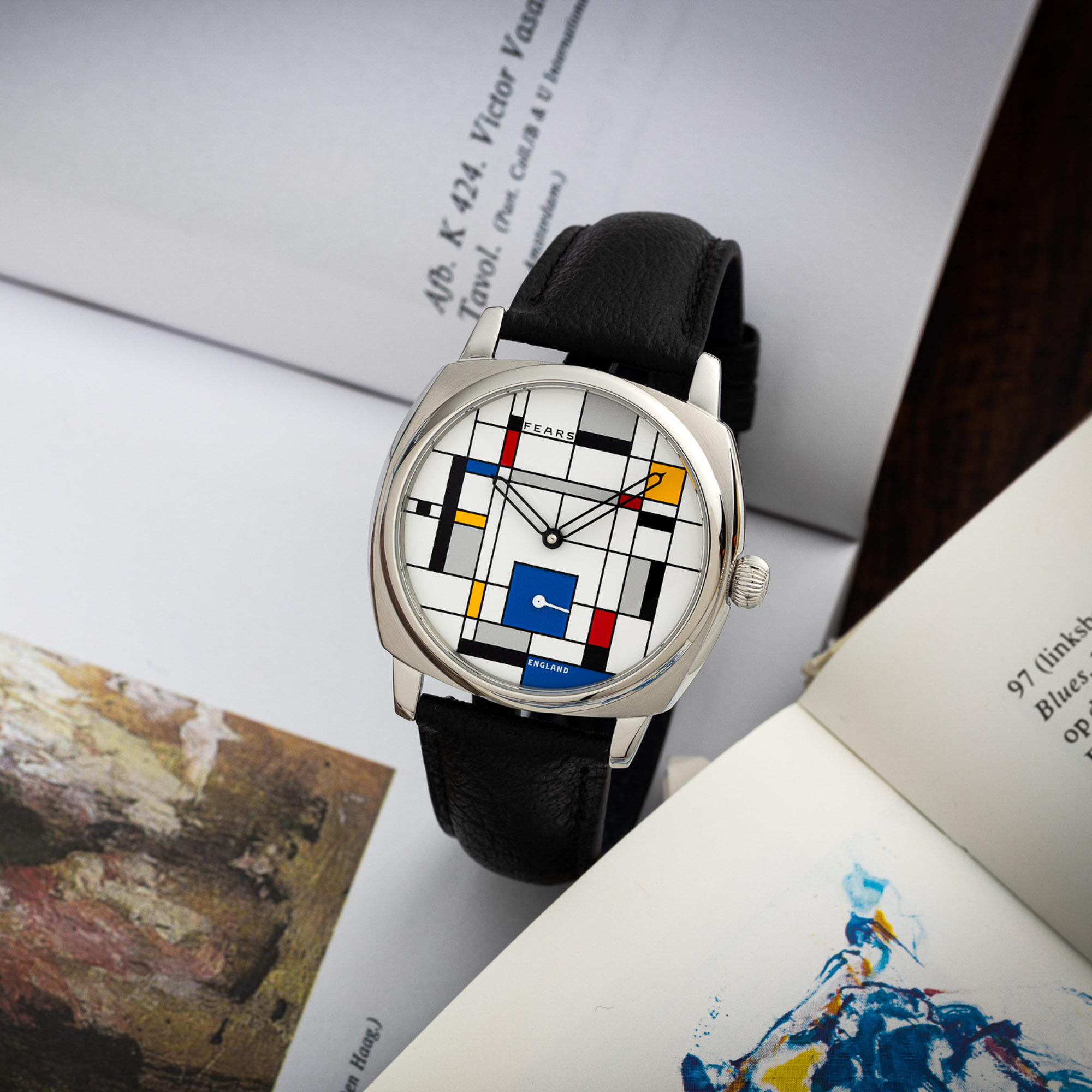 Ace Jewelers x Fears Brunswick 38 De Stijl: De Stijl Art and Independent Watchmaking Combined