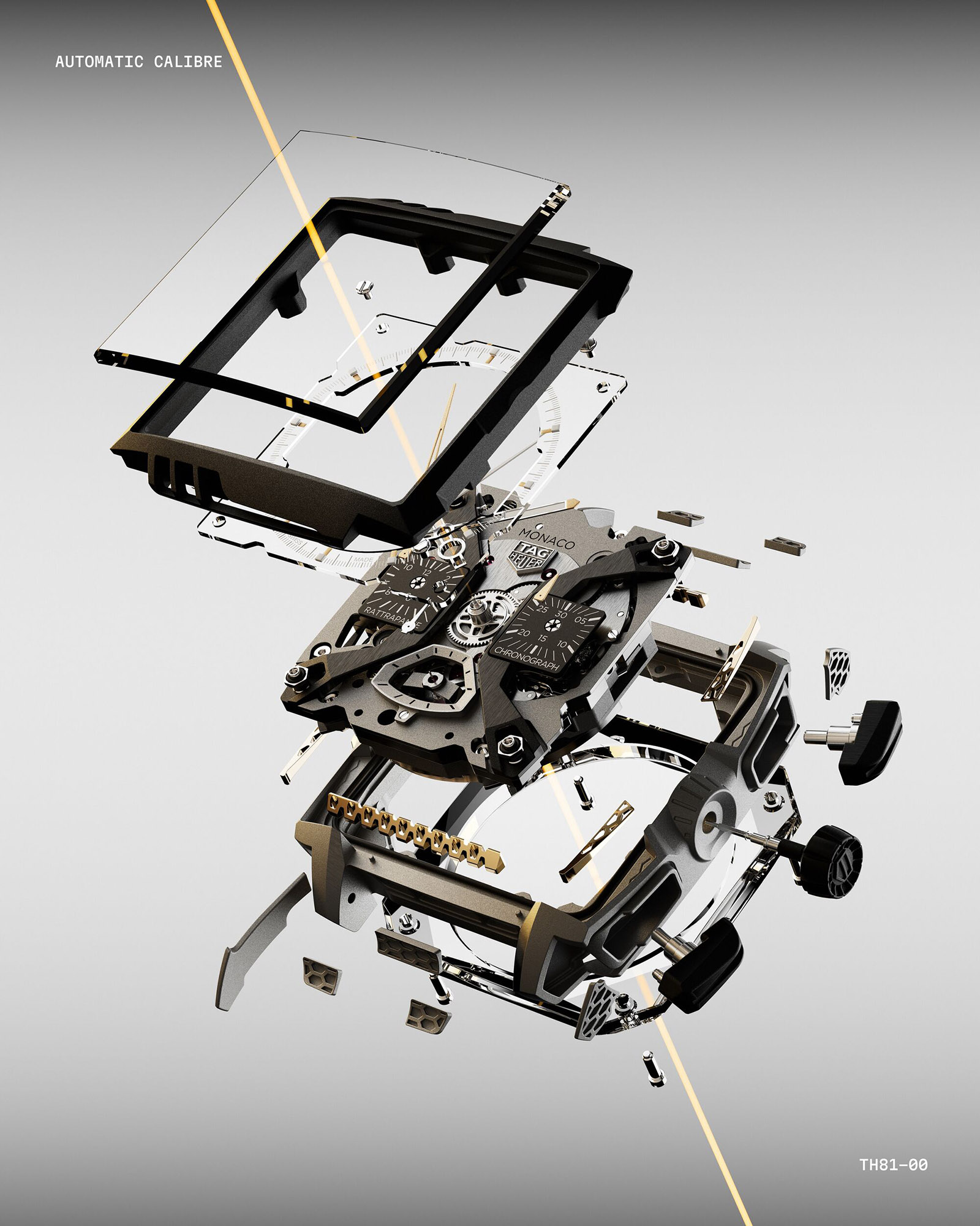 TAG Heuer Monaco Split Seconds Chronograph Air 1: 3D-Printed Futurism Meets an Iconic Chronograph