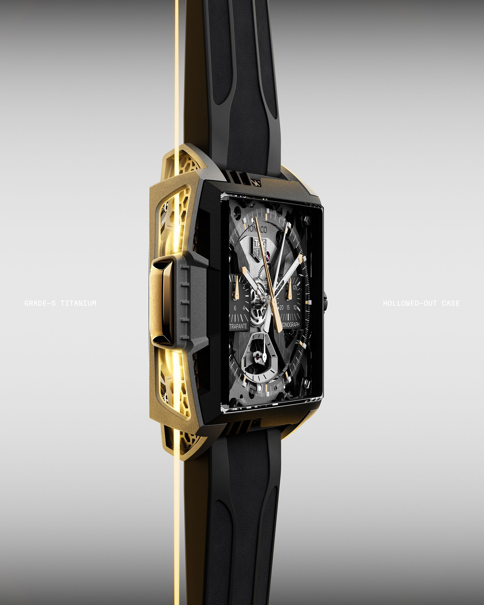 TAG Heuer Monaco Split Seconds Chronograph Air 1: 3D-Printed Futurism Meets an Iconic Chronograph