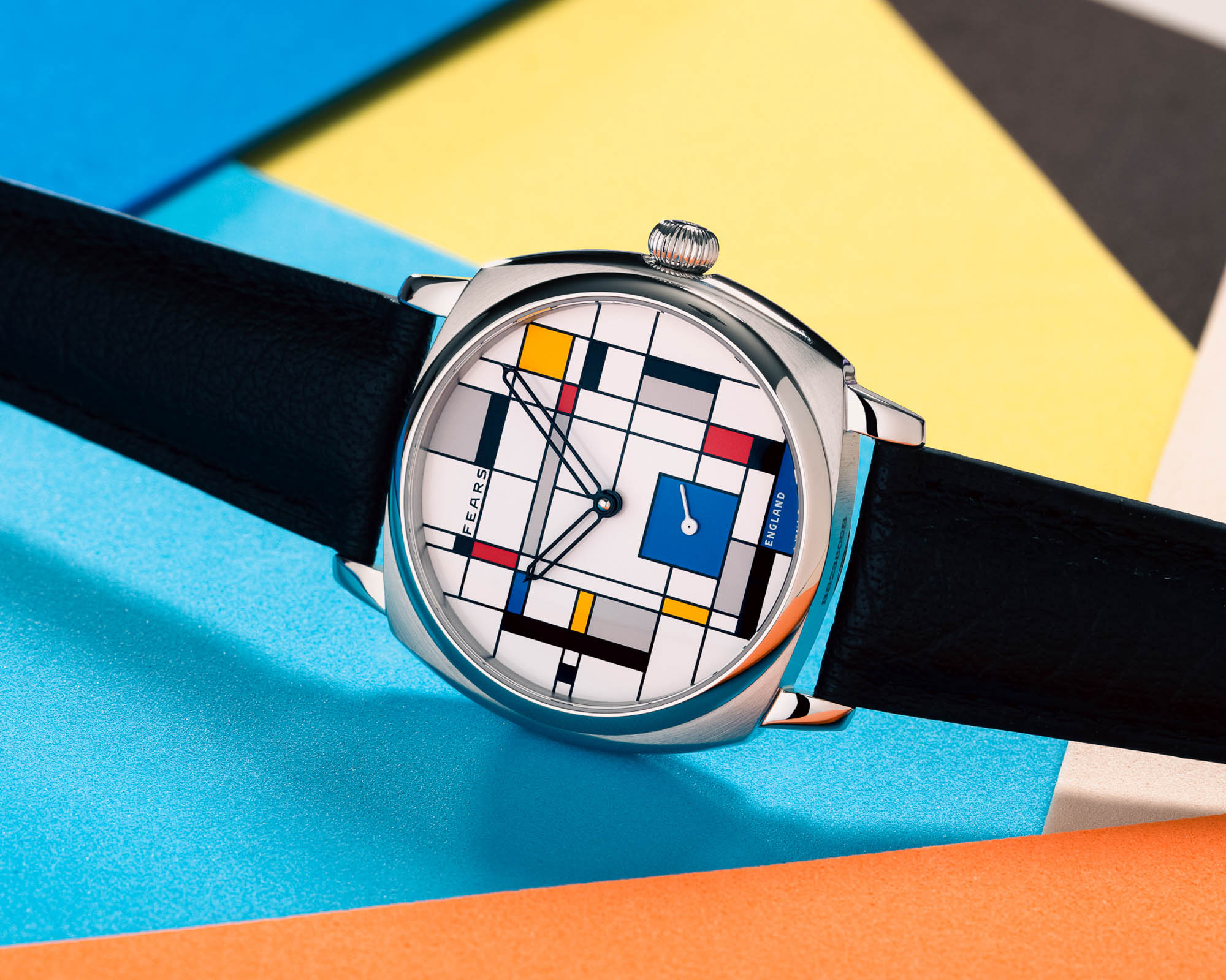 Ace Jewelers x Fears Brunswick 38 De Stijl: De Stijl Art and Independent Watchmaking Combined