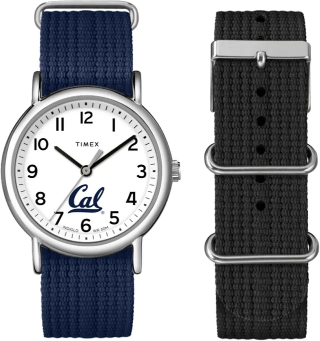 Timex Unisex Weekender Box Set 38mm Watch - U Cal Berkeley Golden Bears
