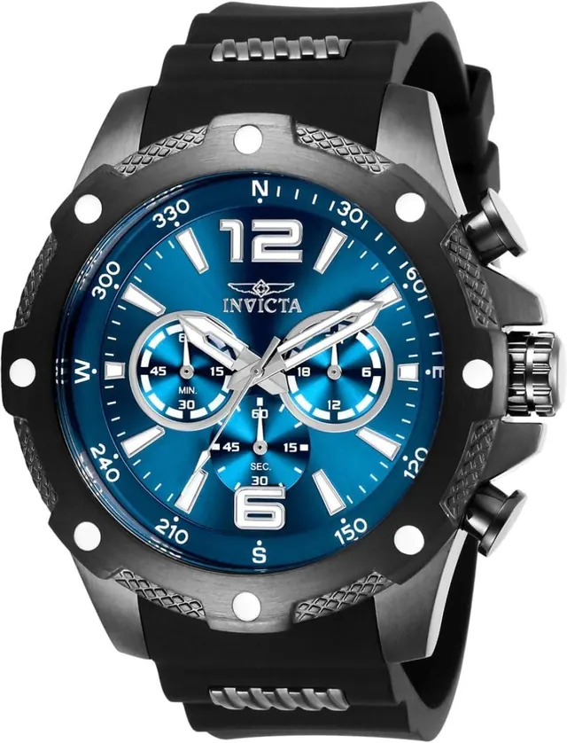 Invicta Mens I-Force Quartz Watch, Black, 27272