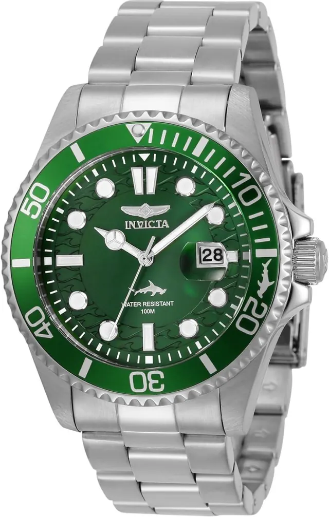 Invicta Men's Pro Diver Quartz Watch with Stainless Steel Strap