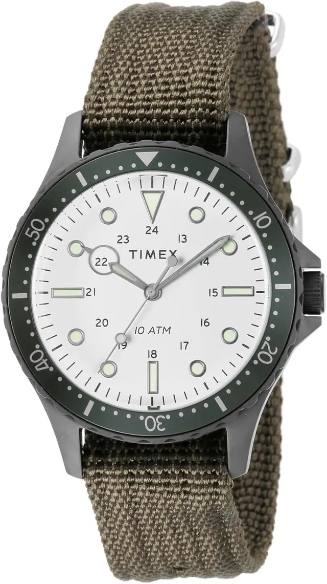 Timex Navy XL Authentic Product, White - Men's Watch