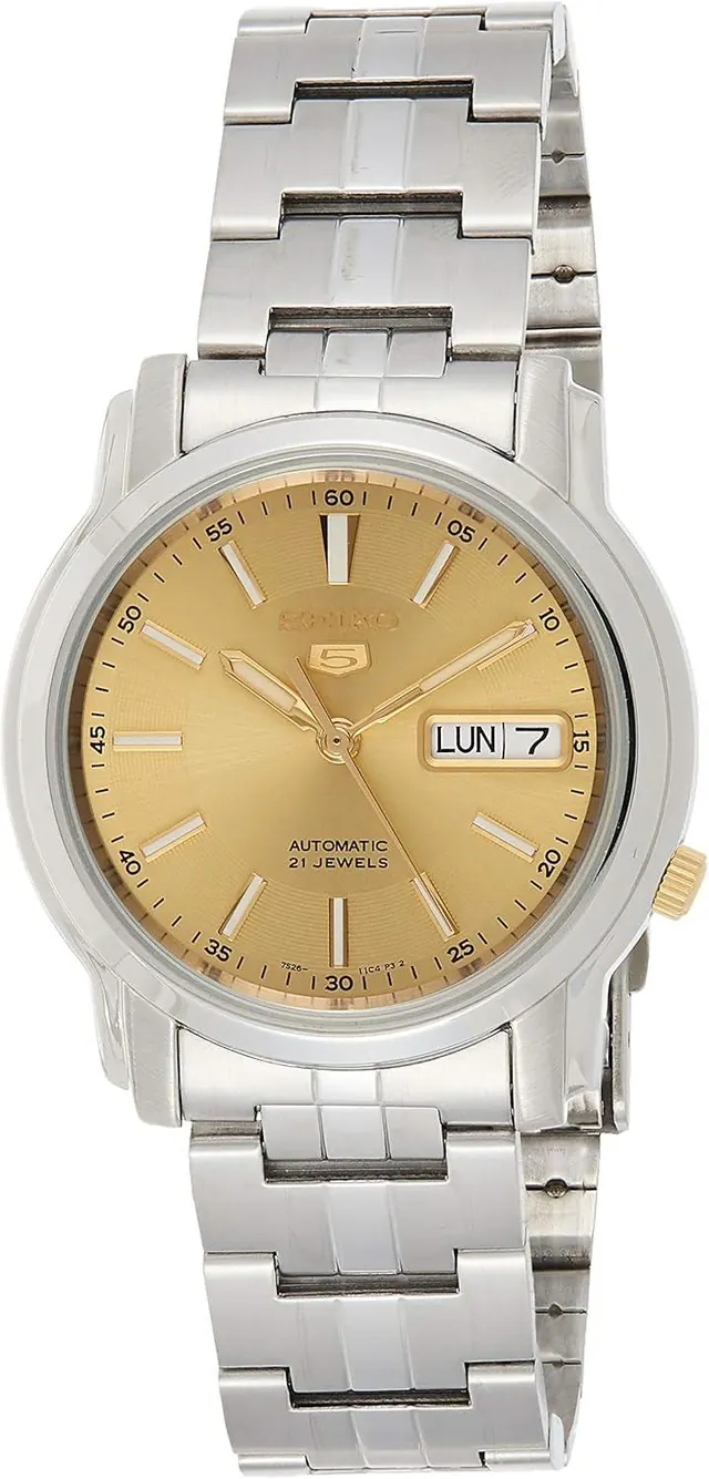 SEIKO Men's Analogue Automatic Watch with Stainless Steel Strap SNKL81K1