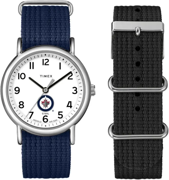 Timex Unisex Weekender Box Set 38mm Watch - Winnipeg Jets