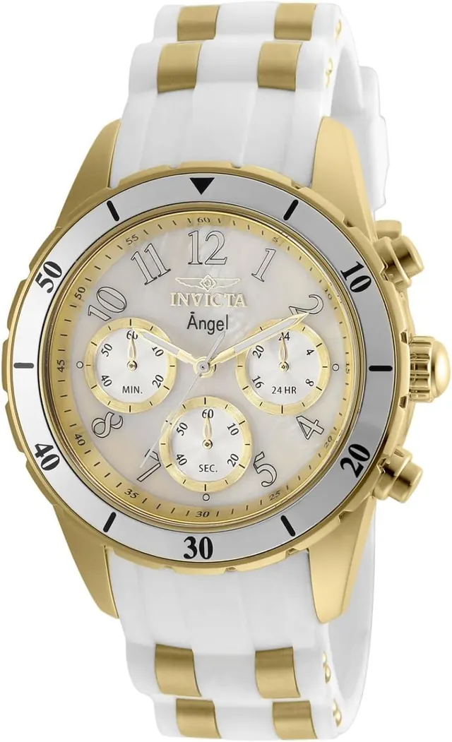 Invicta Women's 24901 Angel Analog Display Quartz White Watch