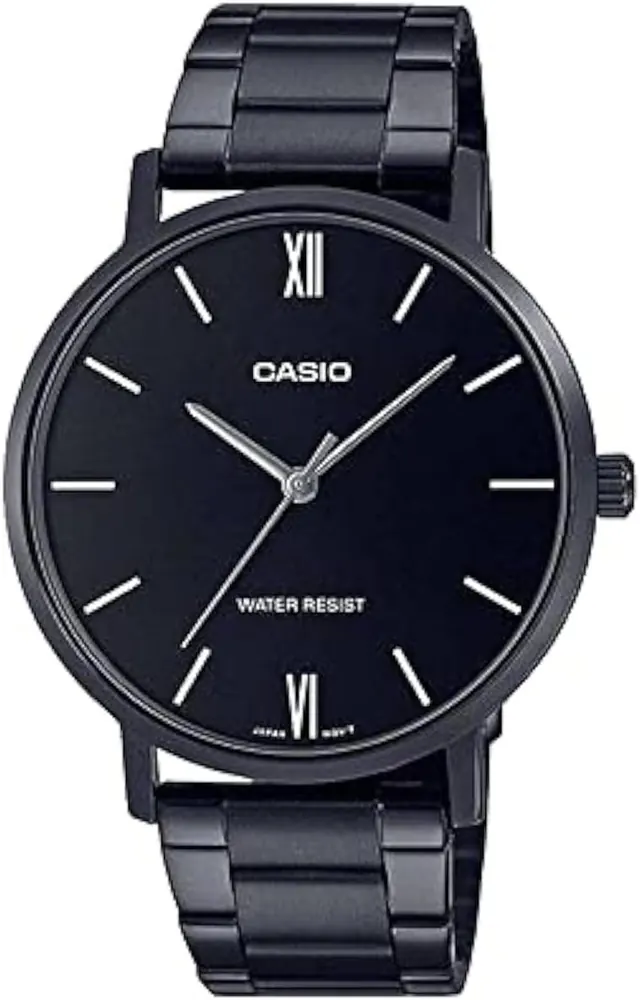 Casio Analog Black Dial Men's Watch MTP-VT01B-1BUDF