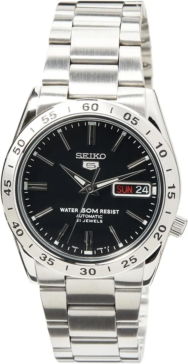 Seiko Men's Analogue Automatic Watch with Stainless Steel Bracelet – SNKE01K1