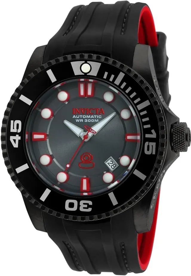 Invicta Men's 20205 Pro Diver Analog Display Automatic Self Wind Black Watch