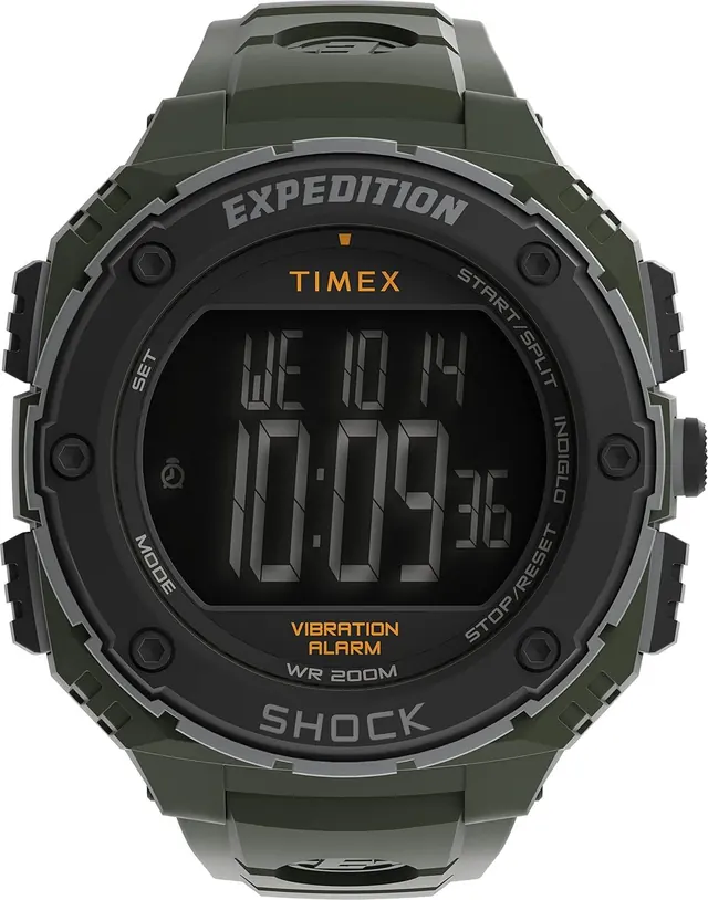 Timex Men's Expedition Shock XL Vibrating Alarm 50mm Watch