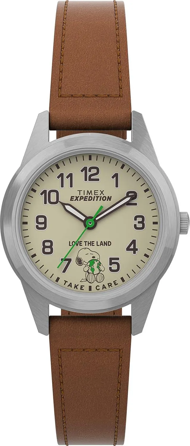 Timex x Peanuts Expedition Field Mini 26mm Watch – Take Care of The Earth Edition