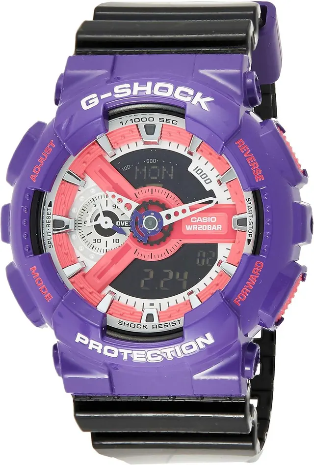 Casio Men's G-Shock GA110NC-6ADR Purple/Black Watch