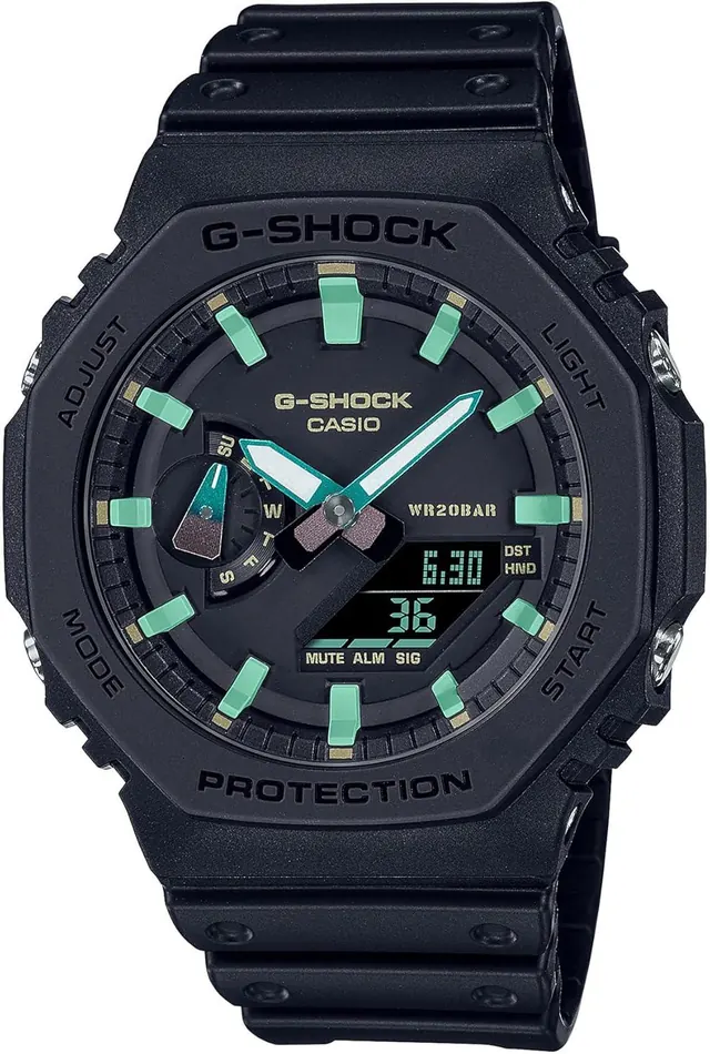 Casio G-Shock GA2100RC-1A, Black - The Ultimate Modern Timepiece