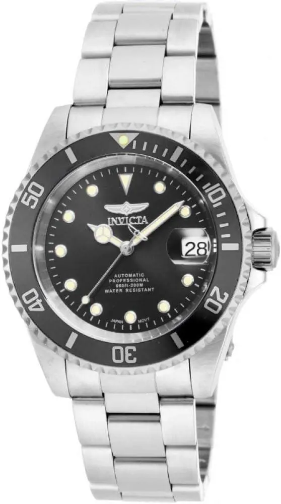 Invicta Men's 17044 Pro Diver Analog Display Japanese Automatic Silver Watch