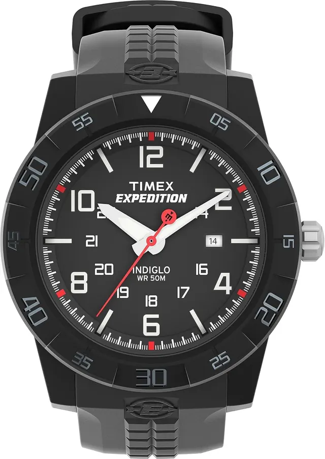 Timex Men's T49831 Expedition Rugged Analog Black Resin Strap Watch