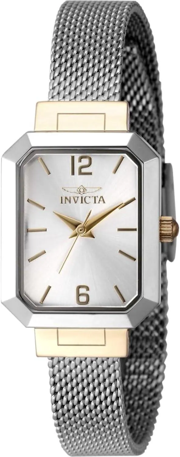 Invicta Angel Lady 21mm Stainless Steel Gold Watch - A Perfect Blend of Elegance and Functionality