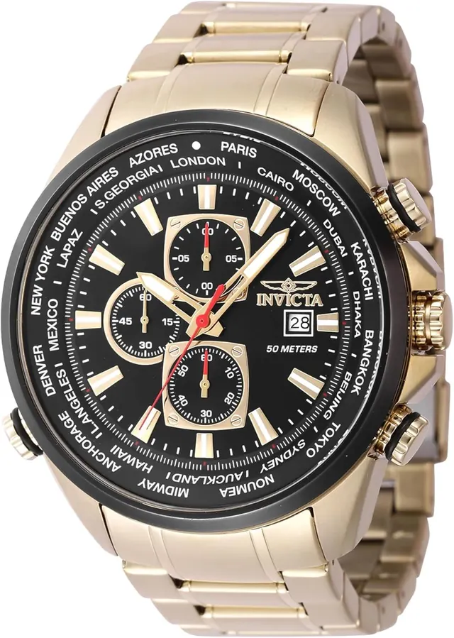 Invicta Men's Analog Quartz Watch with Stainless Steel Strap 47819