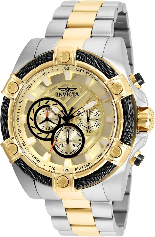 Invicta Men's 25518 Bolt Analog Display Quartz Two Tone Watch