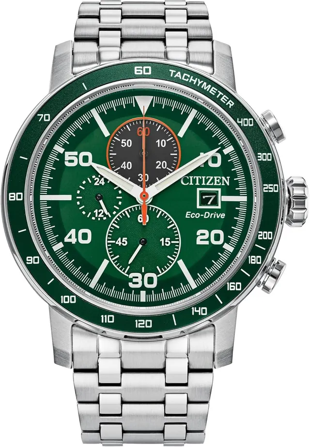 Citizen Men's Eco-Drive Brycen Chronograph Stainless Steel Watch