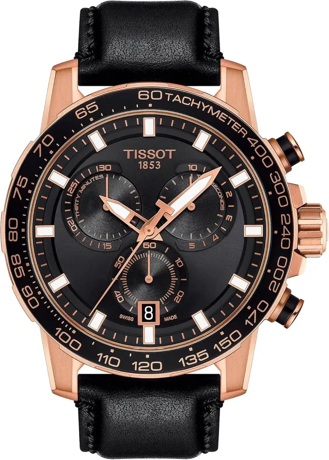Tissot Men's Supersport Stainless Steel Casual Watch Black T1256173605100