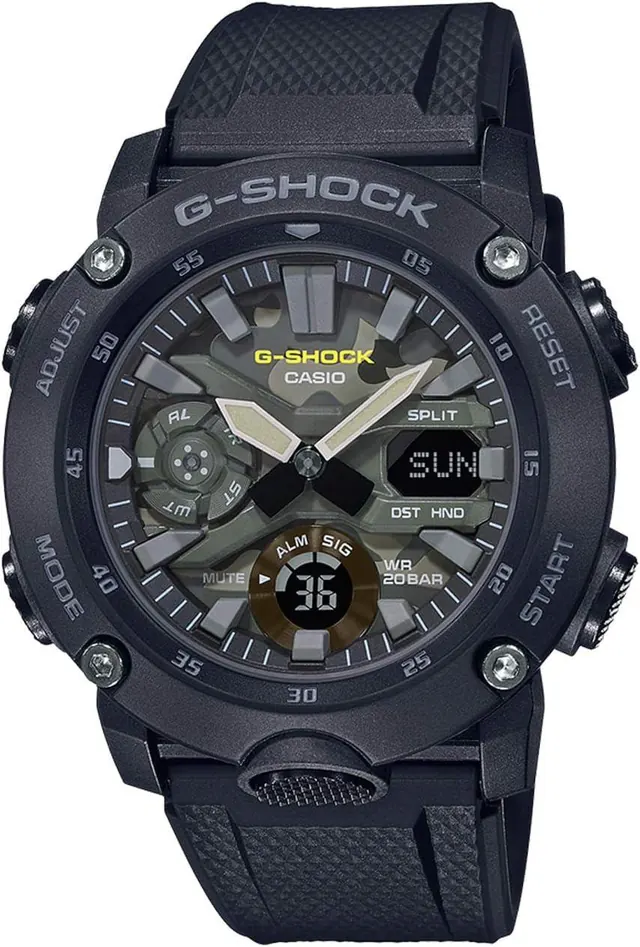 Casio G-Shock Street Utility Military Men's Analog-Digital Watch GA2000SU-1A