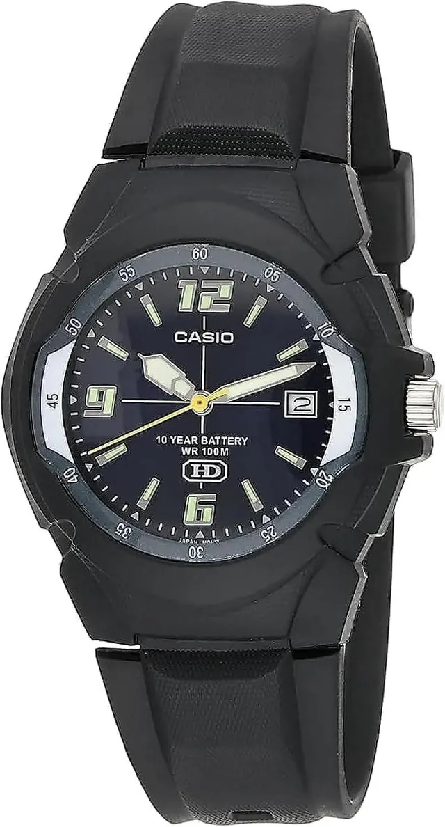 Casio MW600F Series | Men’s Analog Watch | Black/Blue