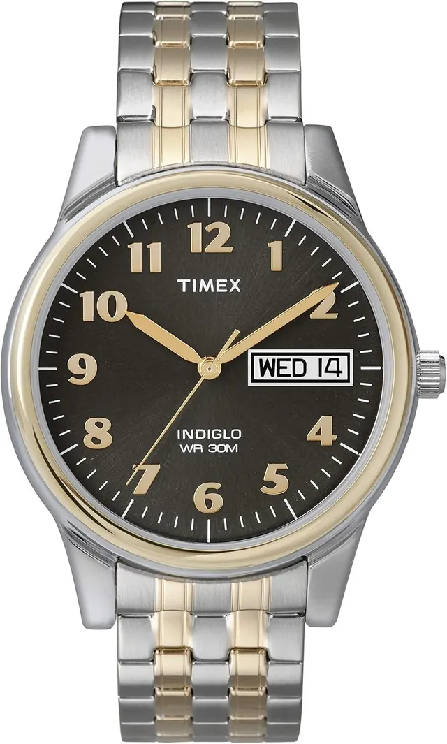 Timex Men's T26481 Charles Street Two-Tone Expansion Band Watch