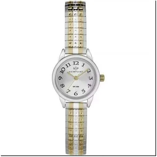 Timex Viewpoint Women's Two-Tone Stainless Steel Expansion Band Watch - CC3D82700