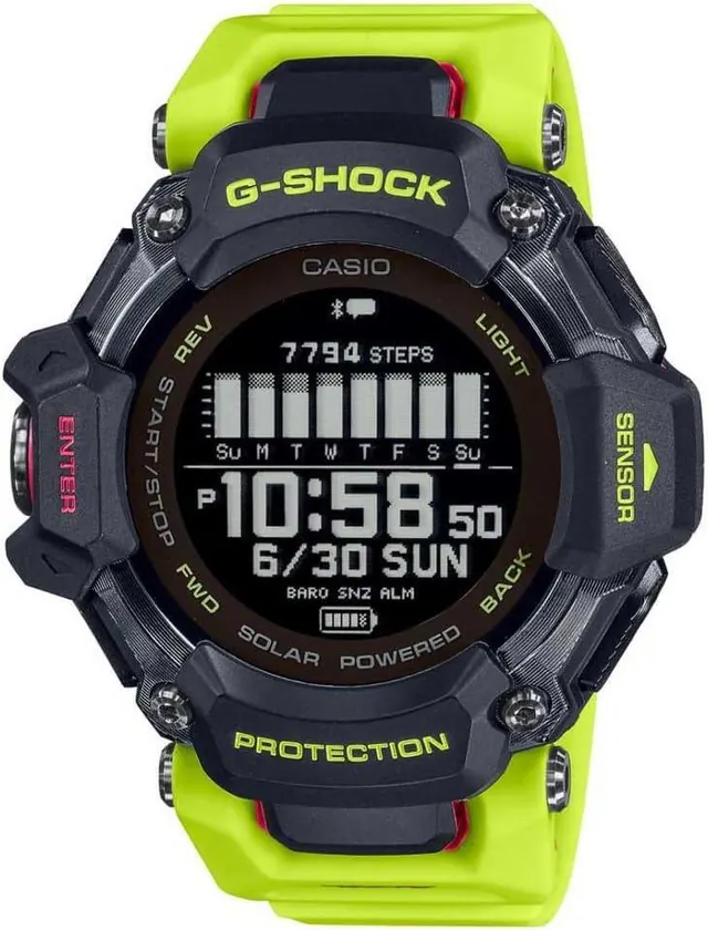 Casio Men's Digital Quartz Watch GBD-H2000-1A9ER - Green Strap