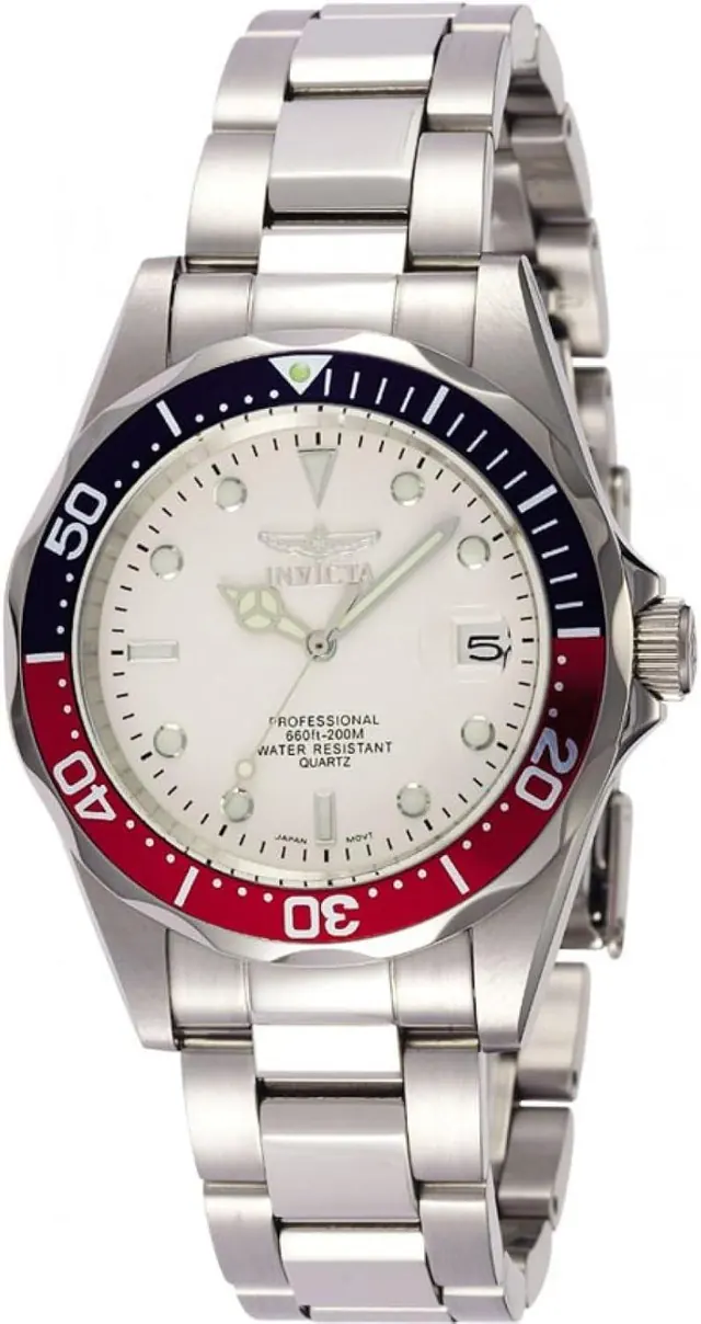 Invicta Men's 8933 Pro Diver Analog Display Quartz Silver Watch