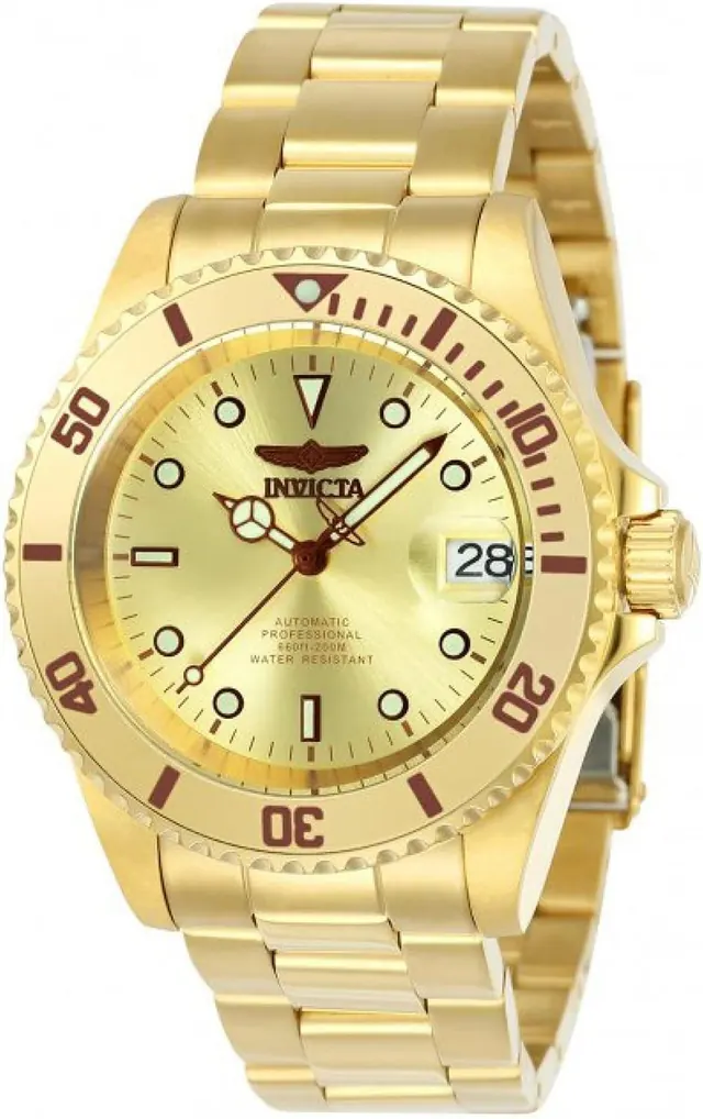 Invicta Men's 17044 Pro Diver Analog Display Japanese Automatic Silver Watch