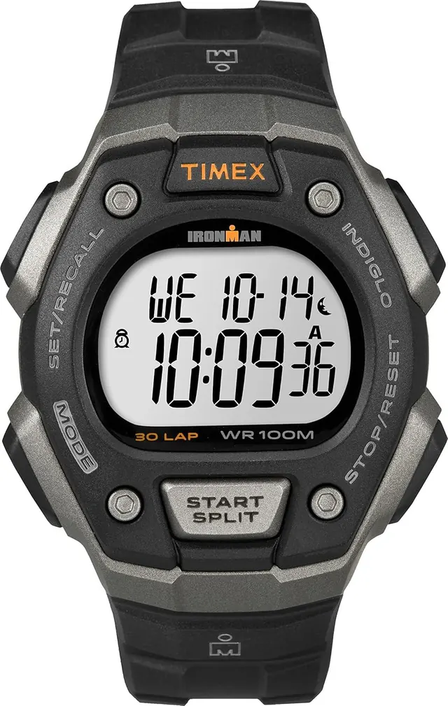 Timex Men's Ironman Triathlon Classic 30 38mm Watch – Gray & Black