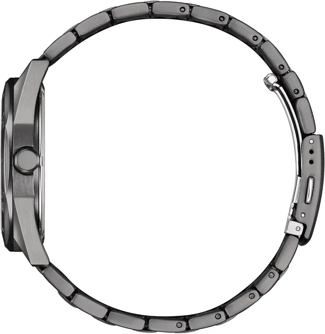 Citizen Eco-Drive Odyn Gray Dial Gray Stainless Steel Bracelet Watch 41mm - BM7637-81H