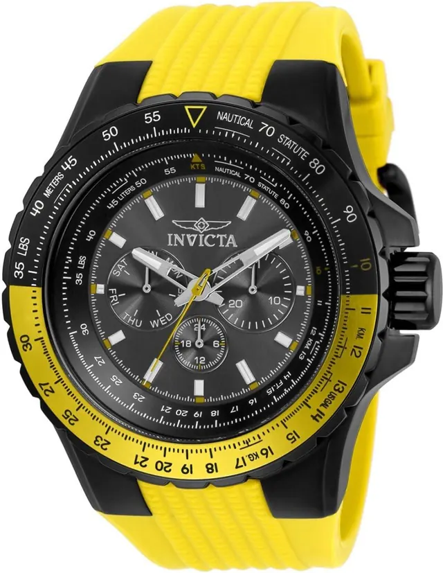 Invicta Men's Aviator 50mm Silicone Quartz Watch - Model 33038
