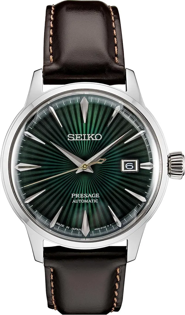 Seiko SRPD37 Presage Men's Watch Brown 40.5mm Stainless Steel