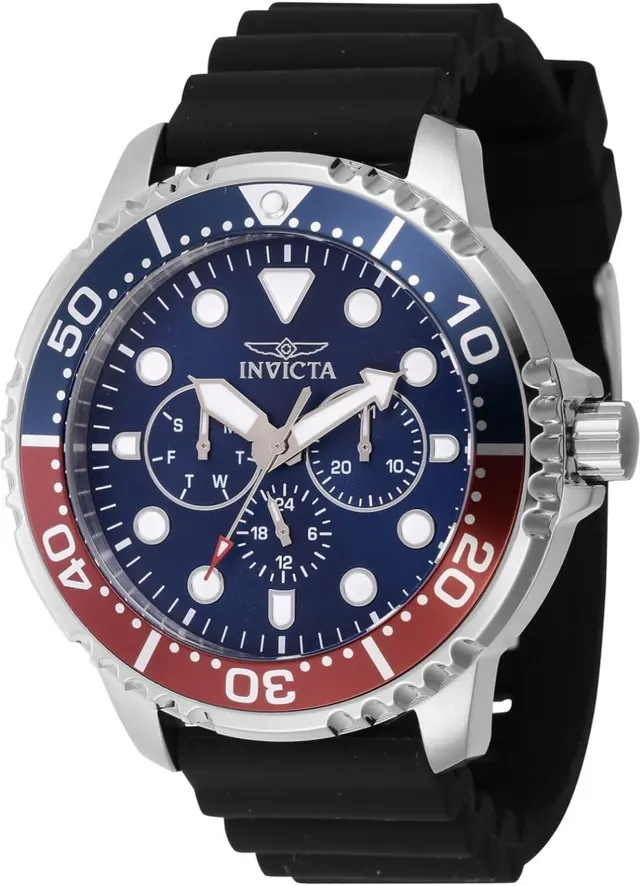 Invicta Pro Diver Men 48mm Stainless Steel Blue Dial VH63 Quartz Watch