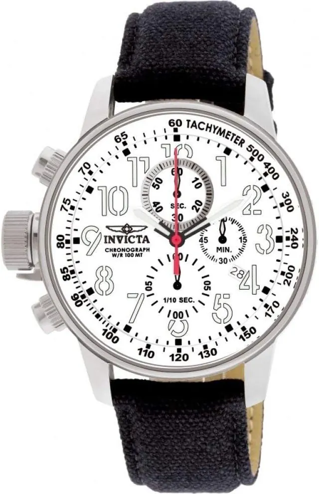 Invicta Men's 1514 I Force Collection Stainless Steel Cloth Strap Watch