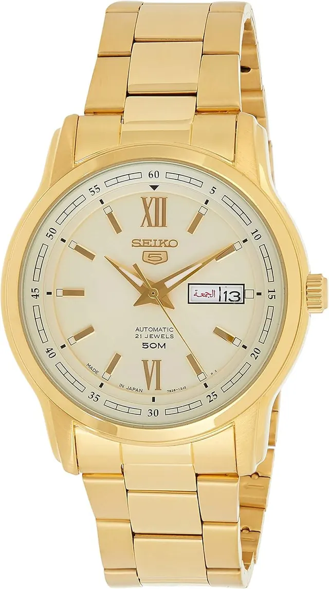 SEIKO 5 Automatic Champagne Dial Men's Watch SNKP20J1