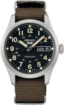 SEIKO 5 Sport SRPJ85 Olive Green Nylon Automatic Watch