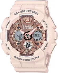 Casio Women's GMA-S120MF-4ACR G Shock Analog-Digital Display Quartz Pink Watch
