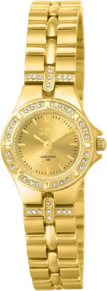 Invicta Women's 0134 Wildflower Collection 18k Gold-Plated Crystal Accented Watch