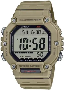 Casio AE-1600H Series Beige Digital Watch