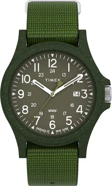 Timex 40mm Reclaim Ocean Watch Green/Green/Green One Size