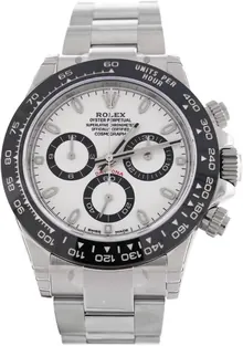 Rolex Cosmograph Daytona White Dial Stainless Steel Oyster Men's Watch 116500