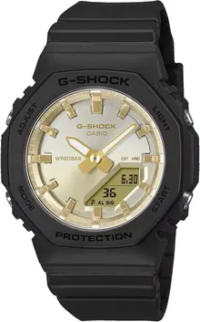 Casio G-Shock GMA-P2100SG-1A Black Gold Sunset Glow Digital Analog Watch