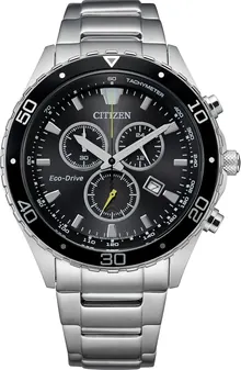 Citizen Men's Eco-Drive Weekender Chronograph Watch in Silver-tone Stainless Steel
