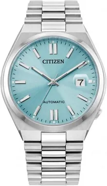 Citizen Tsuyosa Automatic Sky-Blue Dial and Stainless Steel Bracelet Watch NJ0151-53M